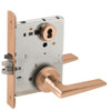 L9076B-05A-612-LX Schlage L Series Classroom Holdback - Latchbolt Monitor Mortise Lock with 05 Cast Lever Design Prepped for SFIC in Satin Bronze