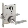 L9076B-05A-630-LX Schlage L Series Classroom Holdback - Latchbolt Monitor Mortise Lock with 05 Cast Lever Design Prepped for SFIC in Satin Stainless Steel