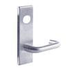 L9076B-03N-626 Schlage L Series Classroom Holdback Mortise Lock with 03 Cast Lever Design Prepped for SFIC in Satin Chrome