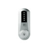 Simplex Pushbutton Lock in Bright Chrome Finish