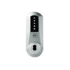 Simplex Pushbutton Lock in Bright Chrome Finish