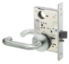 CRR8805FL-619-SFICLC-MELR Yale 8800FL Series Single Cylinder Mortise Storeroom/Closet Locks with Carmel Lever Lock Prepped for SFIC in Satin Nickel