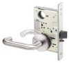 CRR8805FL-629-SFICLC-MELR Yale 8800FL Series Single Cylinder Mortise Storeroom/Closet Locks with Carmel Lever Lock Prepped for SFIC in Bright Stainless Steel