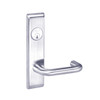 CRCN8805FL-625-MELR Yale 8800FL Series Single Cylinder Mortise Storeroom/Closet Locks with Carmel Lever in Bright Chrome