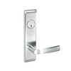 MOCN8805FL-618-MELR Yale 8800FL Series Single Cylinder Mortise Storeroom/Closet Locks with Monroe Lever in Bright Nickel