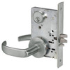 PBR8805FL-619-MELR Yale 8800FL Series Single Cylinder Mortise Storeroom/Closet Locks with Pacific Beach Lever in Satin Nickel