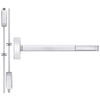 MLRTS2215-625-36 PHI 2200 Series Non Fire Rated Apex Surface Vertical Rod Device with Motorized Latch Retraction and Touchbar Monitoring Prepped for Thumb Piece Always Active in Bright Chrome Finish