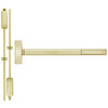 MLRTSFL2214-606-48 PHI 2200 Series Apex Surface Vertical Rod Device with Motorized Latch Retraction and Touchbar Monitoring Prepped for Lever-Knob Always Active in Satin Brass Finish