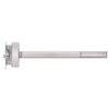 MLRTSFL2314-RHR-628-36 PHI 2300 Series Fire Rated Apex Mortise Exit Device with Motorized Latch Retraction and Touchbar Monitoring Prepped for Lever-Knob Always Active in Satin Aluminum Finish