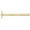 MLRTS2402-606-48 PHI 2400 Series Non Fire Rated Apex Rim Exit Device with Motorized Latch Retraction and Touchbar Monitoring Prepped for Dummy Trim in Satin Brass Finish