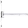 MLRTS2603-625-36 PHI 2600 Series Concealed Vertical Rod Exit Device with Motorized Latch Retraction and Touchbar Monitoring Prepped for Key Retracts Latchbolt in Bright Chrome Finish