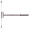 MLRTS2608-628-48 PHI 2600 Series Concealed Vertical Rod Exit Device with Motorized Latch Retraction and Touchbar Monitoring Prepped for Key Controls Lever in Satin Aluminum Finish