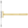 MLRTSFL2602-605-36 PHI 2600 Series Fire Rated Concealed Vertical Rod Exit Device with Motorized Latch Retraction and Touchbar Monitoring Prepped for Dummy Trim in Bright Brass Finish