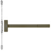 MLRTSFL2805-613-48 PHI 2800 Series Fire Rated Concealed Vertical Rod Exit Device with Motorized Latch Retraction and Touchbar Monitoring Prepped for Key Controls Thumb Piece in Oil Rubbed Bronze Finish