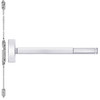 MLRTSFL2814-625-48 PHI 2800 Series Fire Rated Concealed Vertical Rod Exit Device with Motorized Latch Retraction and Touchbar Monitoring Prepped for Lever-Knob Always Active in Bright Chrome Finish