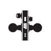 MA621L-QG-630 Falcon Mortise Locks MA Series Front Door with QG Lever Less Conventional Cylinder in Satin Stainless
