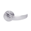 MA411L-QG-630 Falcon Mortise Locks MA Series Asylum with QG Lever Less Conventional Cylinder in Satin Stainless Finish