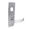 MA521L-QN-626 Falcon Mortise Locks MA Series Entry/Office QN Lever with Escutcheon Style Less Conventional Cylinder in Satin Chrome