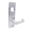 MA521L-DN-625 Falcon Mortise Locks MA Series Entry/Office DN Lever with Escutcheon Style Less Conventional Cylinder in Bright Chrome