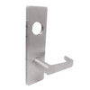 MA571L-DN-630 Falcon Mortise Locks MA Series Dormitory Exit DN Lever with Escutcheon Style Less Conventional Cylinder in Satin Stainless