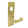 MA441L-DN-606 Falcon Mortise Locks MA Series Classroom Security DN Lever with Escutcheon Style Less Conventional Cylinder in Satin Brass