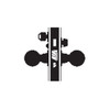 MA451P-LTG-605 Falcon Mortise Locks MA Series Hotel with Latitude Lever in Bright Brass