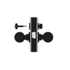 MA321-LTG-606 Falcon Mortise Locks MA Series Privacy with Latitude Lever in Satin Brass