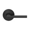 MA321-LTG-622 Falcon Mortise Locks MA Series Privacy with Latitude Lever in Matte Black Finish