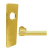 MA18-LTN-606 Falcon Mortise Locks MA Series Full Dummy Latitude Lever with Escutcheon Style in Satin Brass Finish