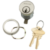 20-001-F-112-619 Schlage 1-1/2 In Mortise Cylinder 6-pin, F Keyway in Satin Nickel