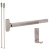 LD25-V-L-NL-DANE-US28-4-LHR Falcon Exit Device in Anodized Aluminum