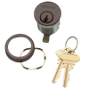 20-001-S245-112-613 Schlage 1-1/2 In Mortise Cylinder 6-pin, S245 Keyway in Oil Rubbed Bronze