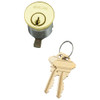 26-021-E-118-605 Schlage 1-1/8 In Mortise Cylinder 6-pin, E Keyway in Bright Brass