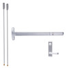 LD24-V-L-NL-Dane-US26-2-LHR Falcon Exit Device in Polished Chrome