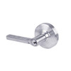 T521PD-LAT-625 Falcon T Series Cylindrical Office Lock with Latitude Lever Style in Bright Chrome Finish