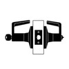 T511BD-LAT-622 Falcon T Series Cylindrical Entry/Office Lock with Latitude Lever Style Prepped for SFIC in Matte Black