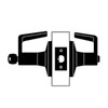 T501LD-LAT-613 Falcon T Series Cylindrical Entry Lock with Latitude Lever Style Less Cylinder in Oil Rubbed Bronze