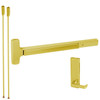 MEL25-V-L-DT-DANE-US3-4-RHR Falcon Exit Device in Polished Brass