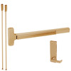 MELF-25-V-L-BE-DANE-US10-3-LHR Falcon Exit Device in Satin Bronze