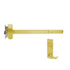 MEL25-M-L-DANE-US4-3-LHR Falcon Exit Device in Satin Brass