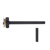 MEL25-M-NL-US19-4-LHR Falcon Exit Device in Flat Black Painted