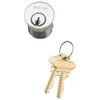 30-021-FG-134-629 Schlage 1-3/4 In Mortise Cylinder 6-pin, FG Keyway in Bright Stainless Steel