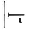 MELF-25-C-L-NL-DANE-US19-3-LHR Falcon Exit Device in Flat Black Painted