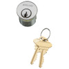 30-021-S124-138-626 Schlage 1-3/8 In Mortise Cylinder 6-pin, S124 Keyway in Satin Chrome