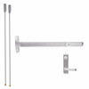 MEL24-V-L-Dane-US32-4-RHR Falcon Exit Device in Polished Stainless Steel