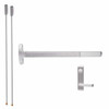 MELF-24-V-L-Dane-US32-3-LHR Falcon Exit Device in Polished Stainless Steel