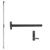 MEL24-C-L-DANE-US19-3-LHR Falcon Exit Device in Flat Black Painted