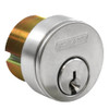 20-013-S145-158-626 Schlage 1-5/8 In Mortise Cylinder 6-pin, S145 Keyway in Satin Chrome