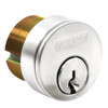 20-013-S125-134-629 Schlage 1-3/4 In Mortise Cylinder 6-pin, S125 Keyway in Bright Stainless Steel