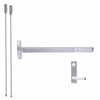 RX24-V-L-Dane-US26-4-LHR Falcon Exit Device in Polished Chrome